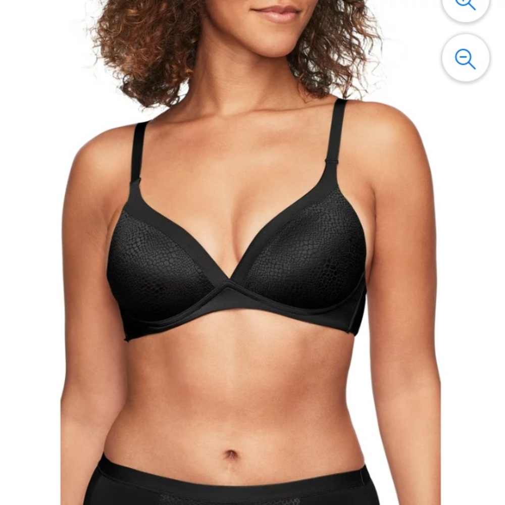 NWT Warners Blissful Back- Smoothing Comfort Wireless T- Shirt Bra. Size 34B